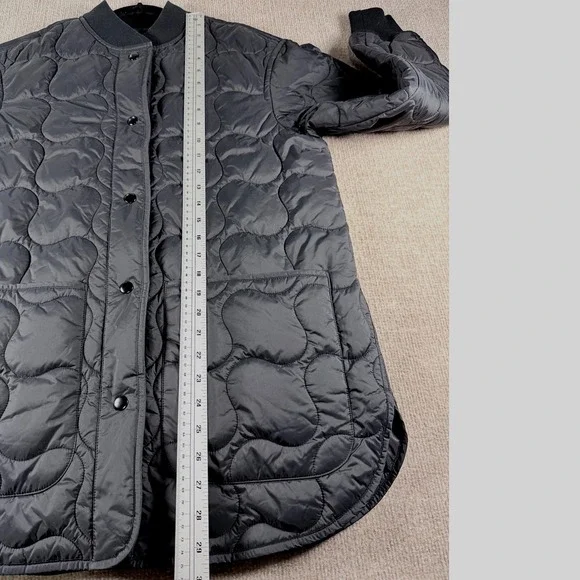 Madewell Quilted Oversized Bomber Jacket Size Small